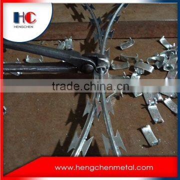 Good quality barber supplies, galvanized razor barbed wire, factory price razor barbed wire