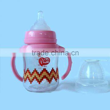 baby bottle with handle