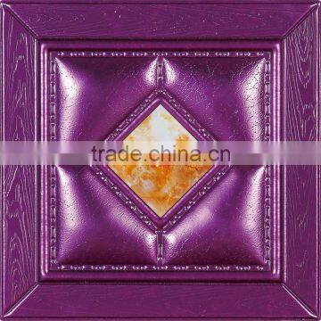 Leather 3d wall panel/High quality decorative wall covering panels