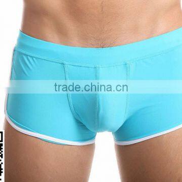 Solid color sexy men beach sport swimming shorts fashion men swimming shorts