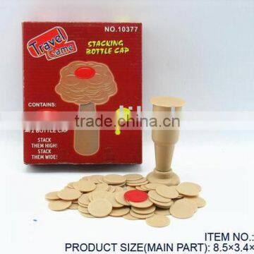 Stacking Bottle cap game