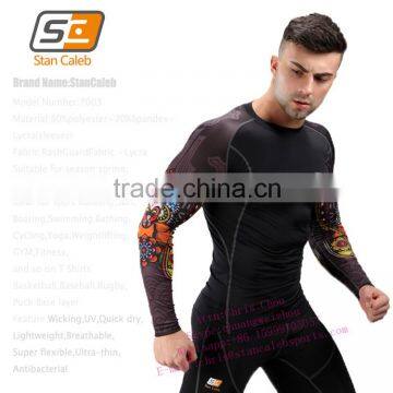 Custom dragon boat team underwear shirts sublimation compression tights