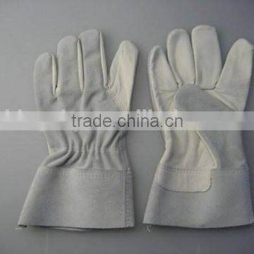 Short cow grain palm welding glove