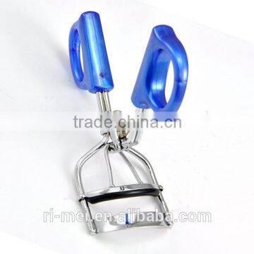 Sky blue colored metal eyelash curler makeup accessories