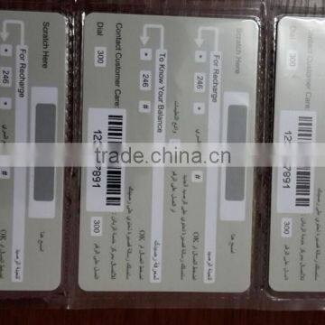 PVC Phone Card Scratch off Card Recharge Card photo-4