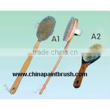 wooden bath brush,bath brush,cleaning brush