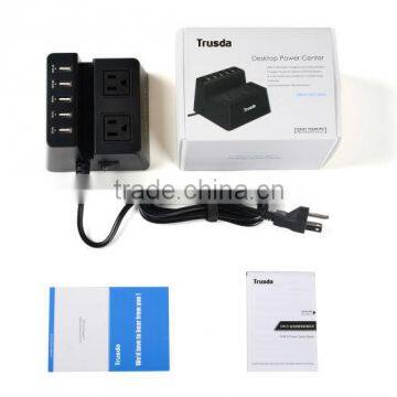 Wholesale 8 outlet electrical power strip with 5 USB HUB