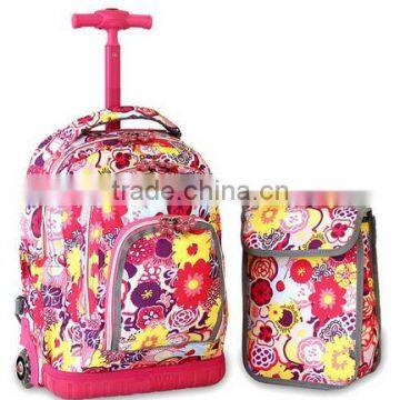 Hot Sale Trolley School Bag for Boy and Girl Wholesale School Bags 2015 photo-3