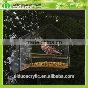 DDT-R015 Trade Assurance Cheap Acrylic Bird Feeder