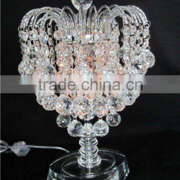 modern crystal chandelier floor lamp with electrical outlet for wedding gift (R-1113