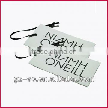 Heart shape paper hang tag for Garment