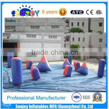 2016 Truth Quality Inflatable Gladiator Arena 19 Pcs Paintball Obstacles Bunkers Field Custom Box Bunker Paintball photo-5