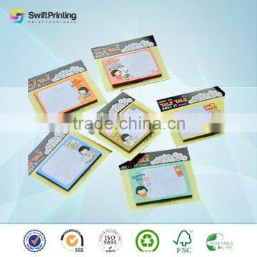 Newest Cheapest hard cover sticky notepad with index