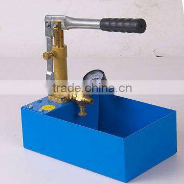 Long brass pump body hand test pump,steel tank