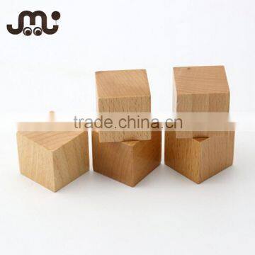 Ecofriendly unfinished wood blocks