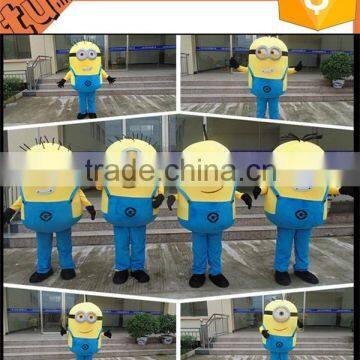 2015 hot sale adult minion mascot costume /child minion costume / minion mascot costume for advertising