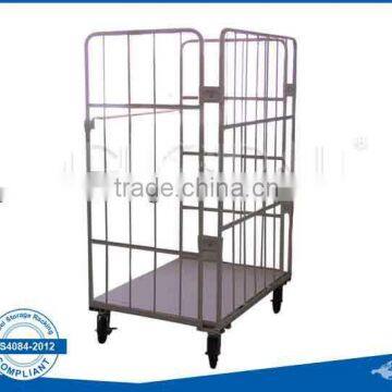 Powder CoatedWarehouse Storage Equipment Roll Cages