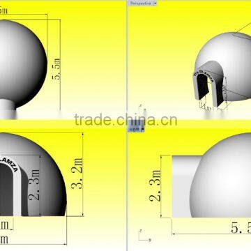 5m LED Lighting Inflatable Igloo Tent LED Lighted Inflatable Dome Tent Remote Control Color Changing LED Inflatable Party Tent photo-6