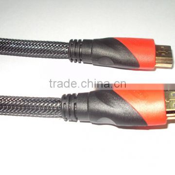 Standard 19 pin copper conductor 7.3mm jacket OD hdmi cord from phone to tv from Shenzhen Factory