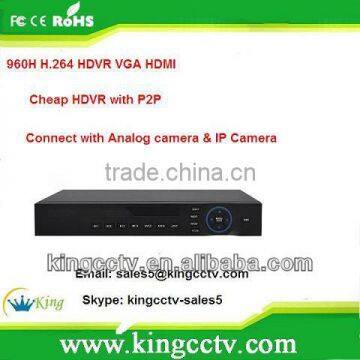 4ch cheap Hybrid cheap HDVR h 264 HK-H5004F