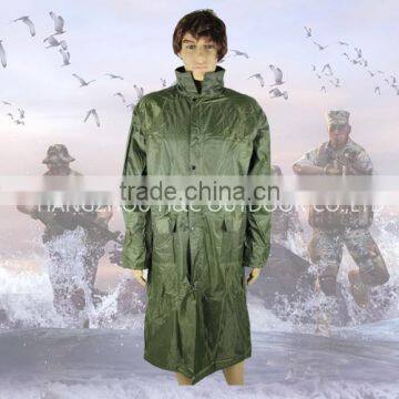 Tactical Poncho Military Raincoat Police Rainsuit For Outdoor Wearing