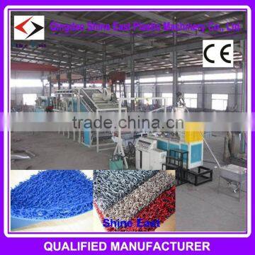 PVC foaming backing plastic mat making machine