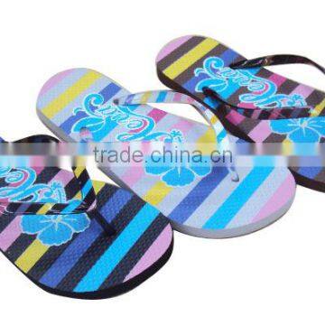 stripe women eva beach flip flops for 2015 summer