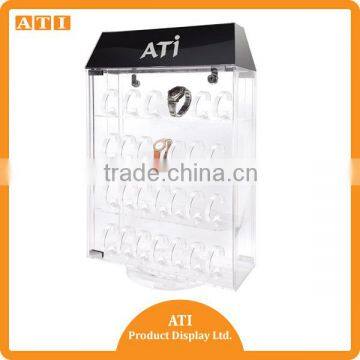 China Wholesale Lockable Acrylic Wrist Watch Display Cabinet