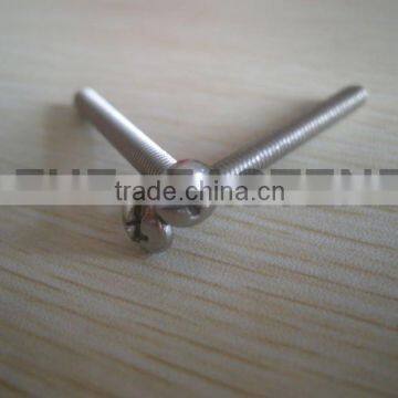 Pan head comb.recess machine screw stainless steel