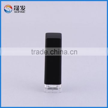 Produce matte Black Custom Empty Plastic Lipstick Tube