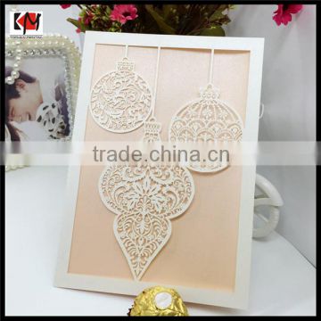 Wholesale laser cut wedding invitations b hands card