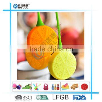 Lemon shape Silicone Tea Infuser Bag Filter Strainer Tea Leaf Strainer Herbal Spice Infuser strawberry