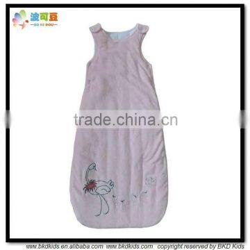 BKD 2015 animal embroidery reliable baby sleeping bag manufacturer in China