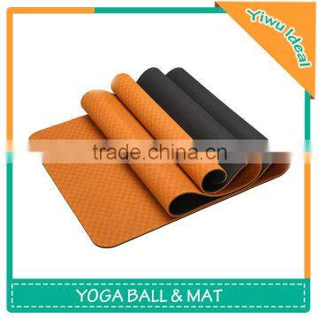 Eco-friendly Colorful Anti-slip Fancy TPE Yoga Mat photo-2