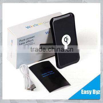 Supply Slim Black/White for cell phone Portable Mobile Phone Charger Qi Wireless Charging pad Wireless charger