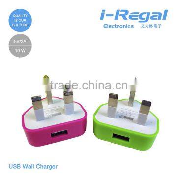 2015 new products 2 amp usb wall charger for Samsung / Android tablet pc 100v-240v micro usb charger