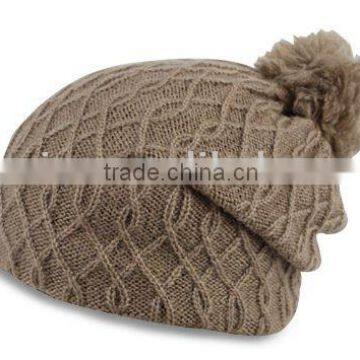 Lady knit hat