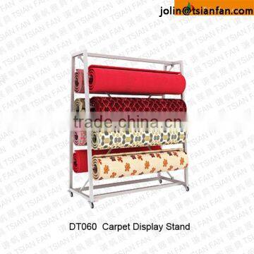DT060 Rug Display Stand Rack / Carpet display rack /rolling up rug display rack stand