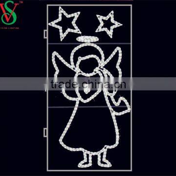 2D Frame Light Led Light Angel for Christmas Outdoor Decorations photo-2