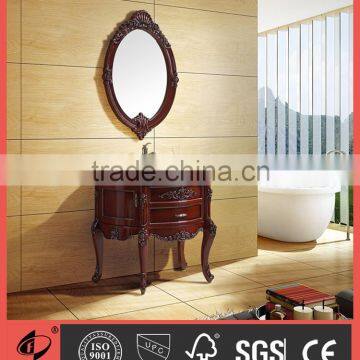 Antique Furniture Sanitary Ware Solid Wood Bathroom Cabinet 8008