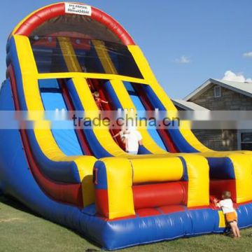 Gaint inflatable dry slide for commercial,cheap inflatable water slide for kids and adult