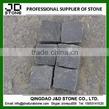 black paving stone/ black basalt blocks for driveway paver