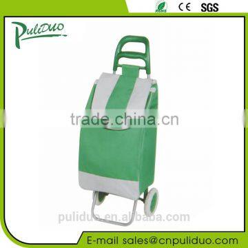 Manufacture Personalized Foldable Shopping Trolley With Two Wheels