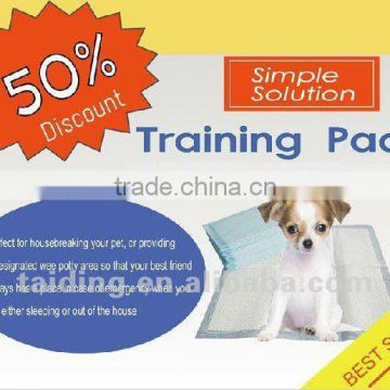 2016 hot sale quick dry puppy pet wee wee pad