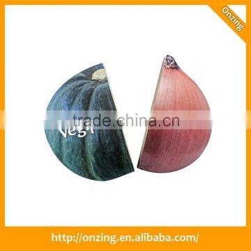 Hot sales Onzing gift set sticky note, fruit shape sticky note