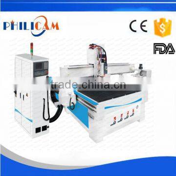 Philicam Wood furniture making cnc router machine with round atc