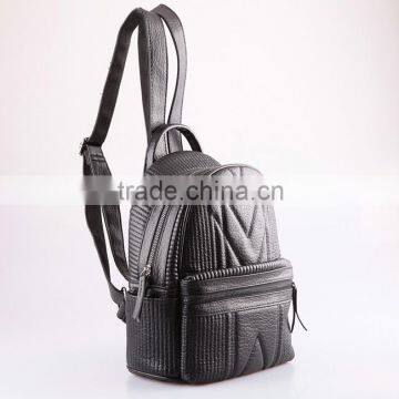 4785- New Hot Sale Designer pu Backpack 2016 Wholesale Quilting Backpack photo-3