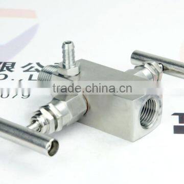 stainless steel OEM Two way manifold valves