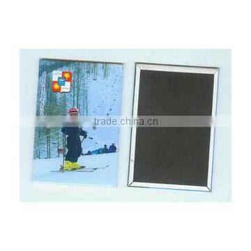 Metal Crafts Gifts High-quality Metal Round Garden Pictures Fridge Magnet photo-2