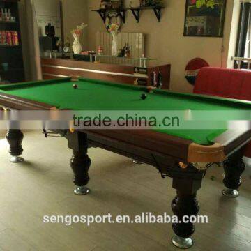 Good quality indoor slate billiard table for billiard game